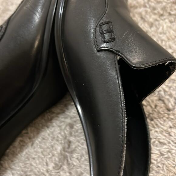 Walking Cradles Womens Black Size 8.5 N Myles Slides Heeled Slip Ons Comfort - Picture 6 of 16